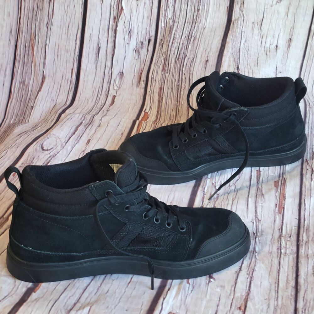 5.11 Tactical Norris Sneakers Black 10 High Top Mens Suede Upper Law Police - Picture 6 of 7